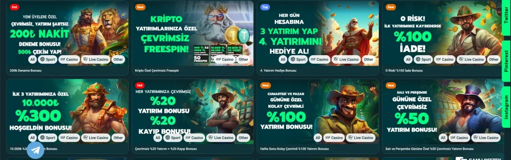 Betsalvador Bonusları ve Promosyonlar